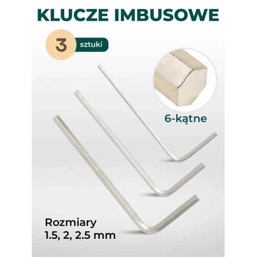 Zestaw narzędzi 1/4" 66el. 6-kąt 4-14 mm Grzechotka nasadki bity Rockforce