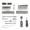 Zestaw narzędzi 1/4" 66el. 6-kąt 4-14 mm Grzechotka nasadki bity Rockforce