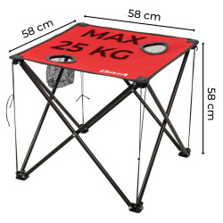 Stolik kempingowy składany 58x58 cm do 25 kg biwakowy ogrodowy mobilny