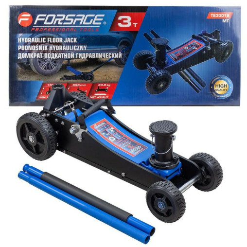 Podnośnik Hydrauliczny Samochodowy 3T 155-695 mm Punktowy Żaba Forsage