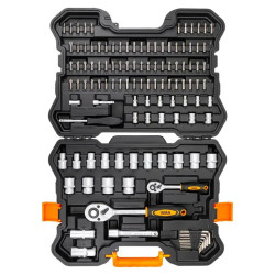 Zestaw narzędzi 1/4 1/2" 4-24 mm nasadek bitów 115 elementów