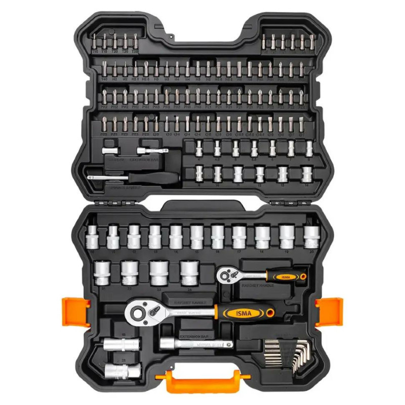 Zestaw narzędzi 1/4 1/2" 4-24 mm nasadek bitów 115 elementów