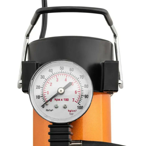 Kompresor samochodowy sprężarka tłokowa 12V 30l/min z manometrem Rockforce