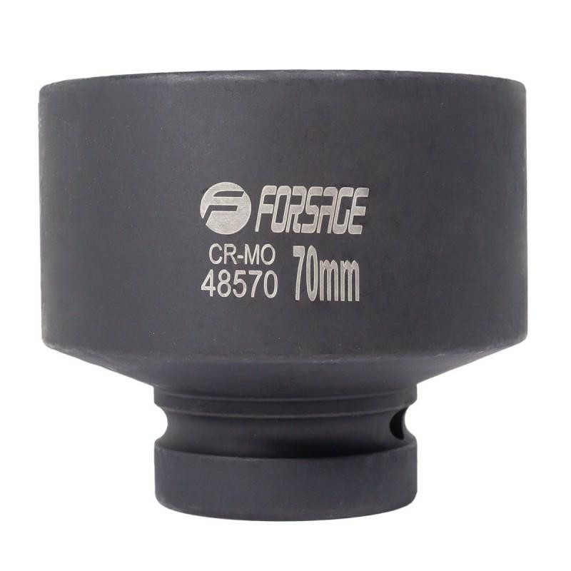 Nasadka udarowa 70 mm 1" 6-kątna Klucz nasadowy CrMo Forsage