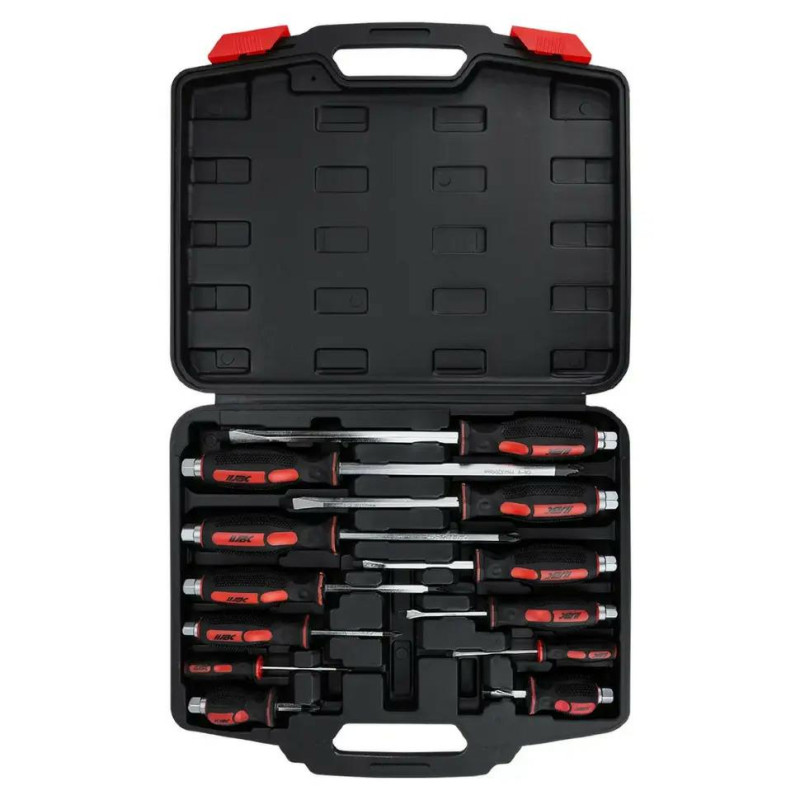 Zestaw 12 wkrętaków śrubokrętów do pobijania magnetyczne końcówki JBC Tools