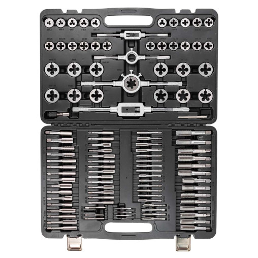Zestaw gwintowników narzynek M2-M18 110 el HSS Forsage