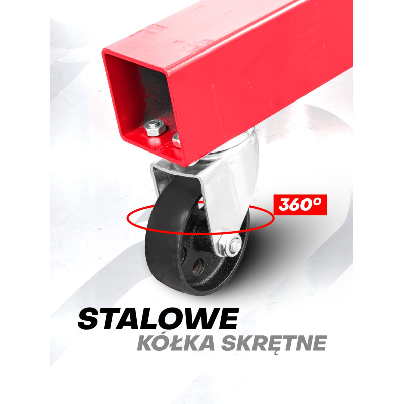 Żuraw warsztatowy hydrauliczny 2T składany podnosi do 206 cm Forcekraft