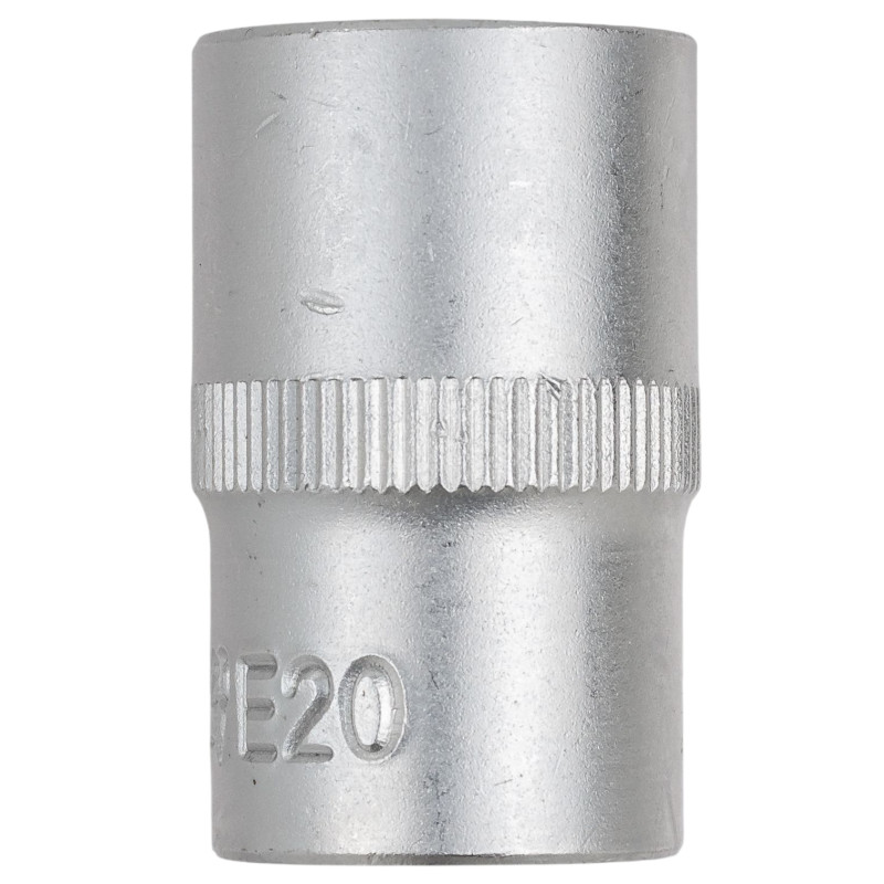 Zestaw 5 nasadek 1/2" profil E-Torx E12 E14 E16 E18 E20) na listwie Forsage