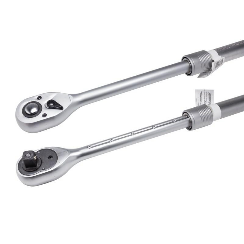 Grzechotka teleskopowa 1/2" 300-440 mm 72 zęby z rękojeścią gumową Forsage