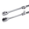 Grzechotka teleskopowa 1/2" 300-440 mm 72 zęby z rękojeścią gumową Forsage