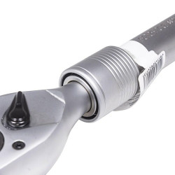 Grzechotka teleskopowa 1/2" 300-440 mm 72 zęby z rękojeścią gumową Forsage