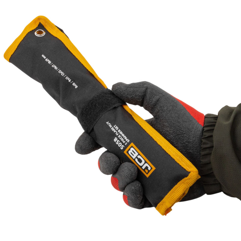 Zestaw 5 kluczy oczkowych rozciętych 8-19mm klucze oczkowe rozcięte CrV JCB
