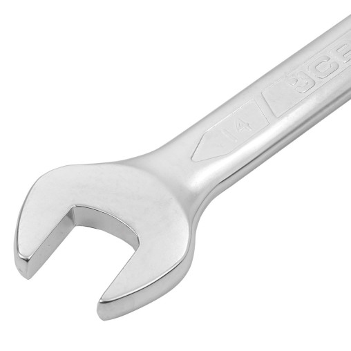 Zestaw 10 kluczy płaskich 8-36 mm klucze płaskie na płachcie stal CrV JCB