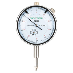 Czujnik zegarowy 0-10 mm na statyw dokładność 0,01 mm Rockforce