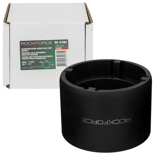 Nasadka do nakrętek wałka głównego skrzyni SCANIA 72 mm 3/4" CrMo Rockforce