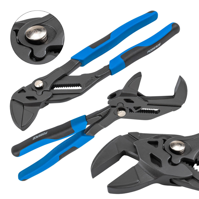 Szczypce nastawne 250mm 10"  crv regulacja przyciskowa