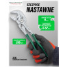 Szczypce nastawne 250mm 10"  crv regulacja przyciskowa