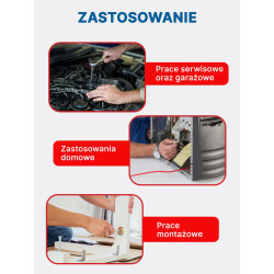 Zestaw narzędzi 51el. 1/4" (4-14mm) (6-kątnych) Forsage
