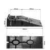 Najazdy samochodowe rampy plastikowe 3t (komplet 2szt.)