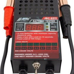 Tester akumulatorów cyfrowy 12V, 100A, 200Ah
