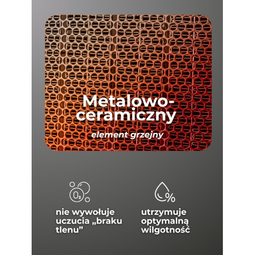 Termowentylator ceramiczny grzejnik farelka 1500 W 2 poziomy mocy