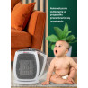 Termowentylator ceramiczny grzejnik farelka 1500 W 2 poziomy mocy