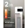 Grzejnik termowentylator kolumnowy ceramiczny 2000W 2 biegi / 4 tryby pilot