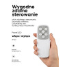 Termowentylator ceramiczny kolumnowy 2000 W farelka grzejnik z pilotem