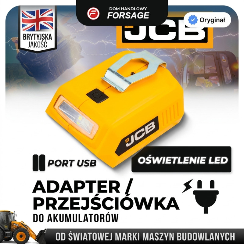 Adapter do ładowania USB z latarką LED