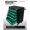 Wózek narzędziowy - 5 szuflad i komplet narzędzi 216el.