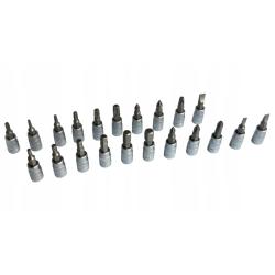 Zestaw kluczy nasadowych 1/4" 46el. (6-kątnych) (4-14mm)