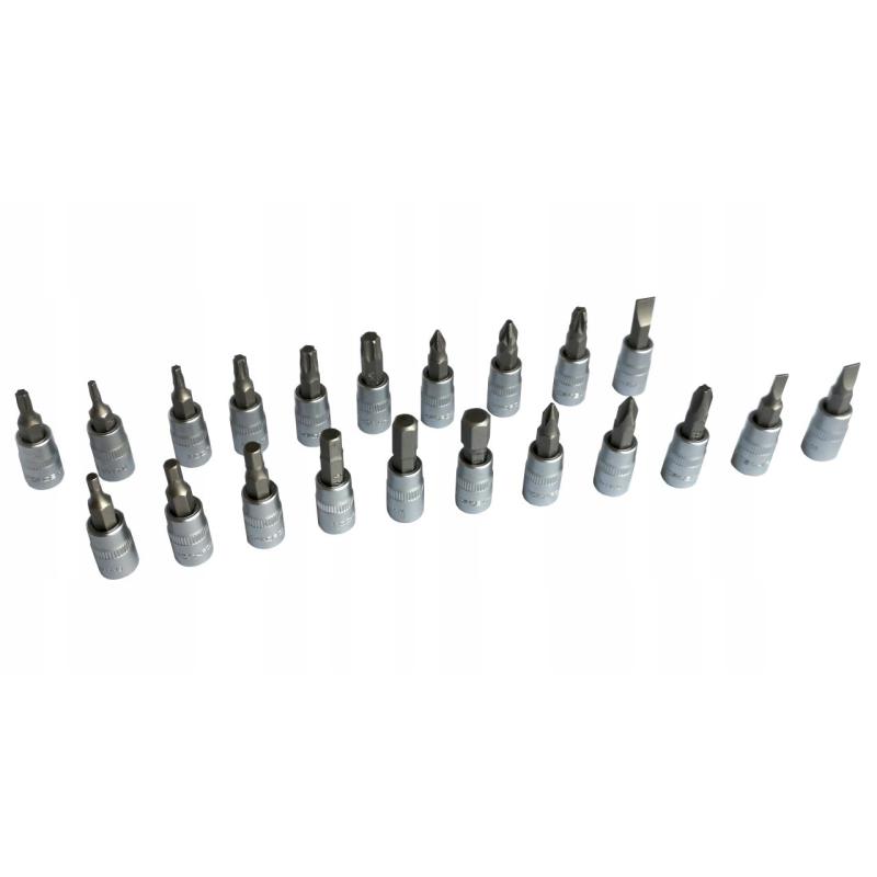 Zestaw kluczy nasadowych 1/4" 46el. (6-kątnych) (4-14mm)