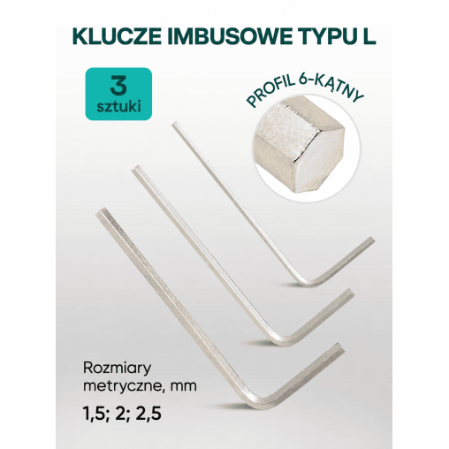 Zestaw kluczy nasadowych 1/4" 46el. (6-kątnych) (4-14mm)