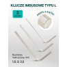 Zestaw kluczy nasadowych 1/4" 46el. (6-kątnych) (4-14mm)