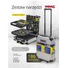 Zestaw narzędzi 186el. 1/4" i 1/2" (4-30mm) (6-kątnych) w walizce