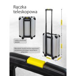 Zestaw narzędzi 186el. 1/4" i 1/2" (4-30mm) (6-kątnych) w walizce