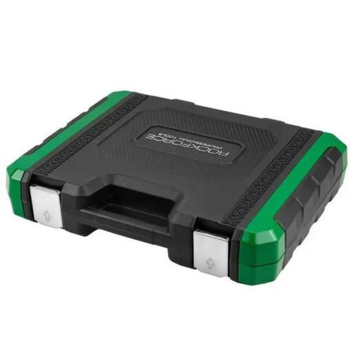 Zestaw narzędzi nasadowych Rockforce 114 el. 1/4" i 1/2" z grzechotkami teleskopowymi