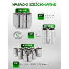 Zestaw narzędzi nasadowych Rockforce 114 el. 1/4" i 1/2" z grzechotkami teleskopowymi