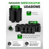 Zestaw narzędzi nasadowych Rockforce 114 el. 1/4" i 1/2" z grzechotkami teleskopowymi