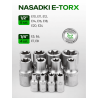 Zestaw narzędzi nasadowych Rockforce 114 el. 1/4" i 1/2" z grzechotkami teleskopowymi