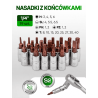 Zestaw narzędzi nasadowych Rockforce 114 el. 1/4" i 1/2" z grzechotkami teleskopowymi
