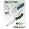 Zestaw narzędzi 216+6el. 1/4", 3/8", 1/2" (8-22mm)