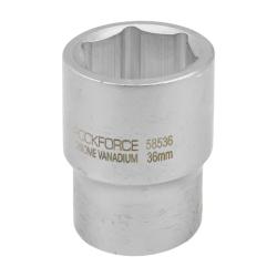 Nasadka sześciokątna 36 mm z napędem kwadratowym 1″ ze stali Cr-V