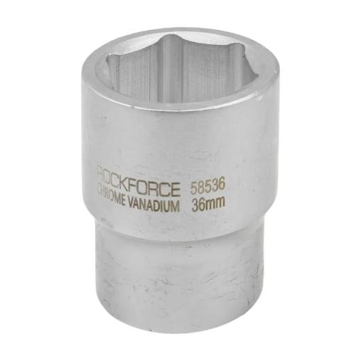 Nasadka sześciokątna 36 mm z napędem kwadratowym 1″ ze stali Cr-V