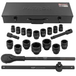 Zestaw narzędzi udarowych 3/4" 21el. (6-kątnych) (17-50mm)