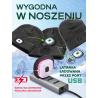 Czapka zimowa z latarką LED USB