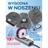Czapka zimowa z latarką LED USB