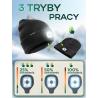 Czapka zimowa z latarką LED USB
